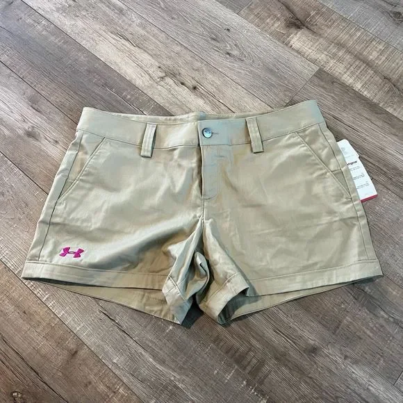 Women's under armour golf shorts size 10 - Picture 1 of 9